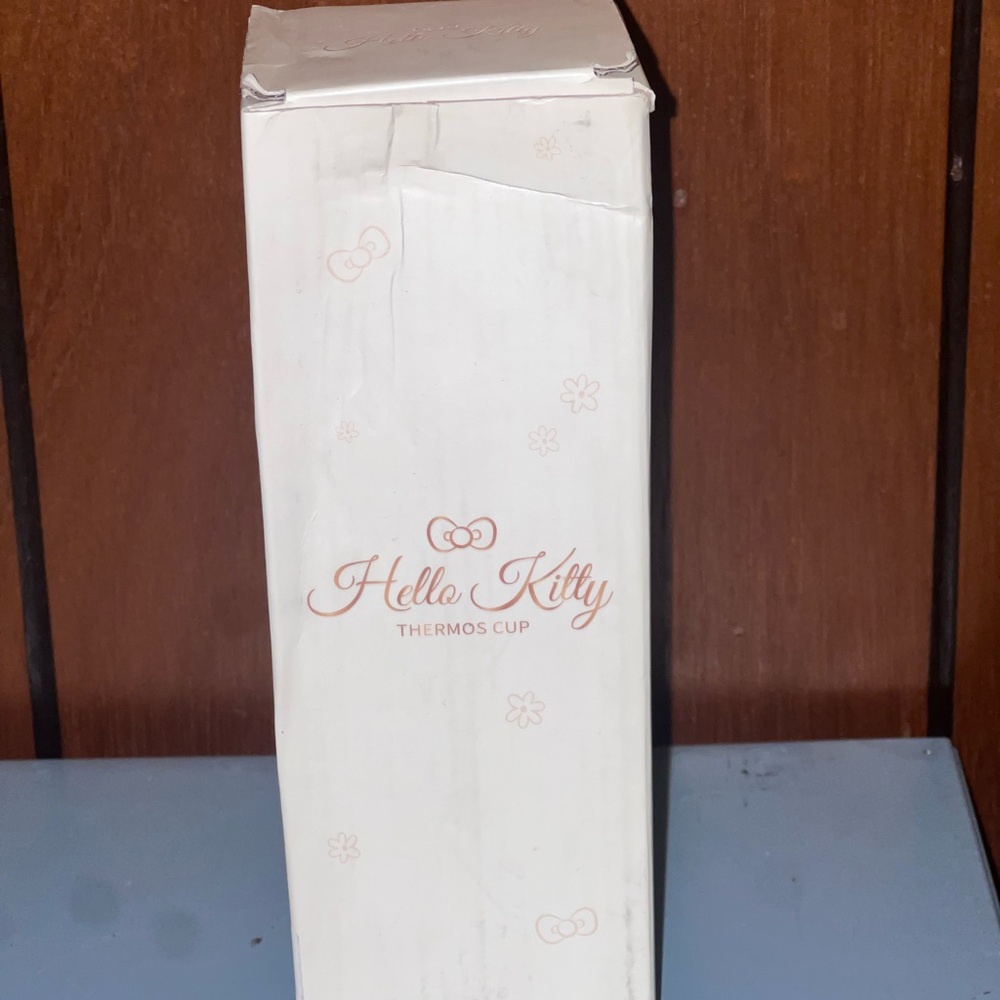 Hello Kitty Thermos Cup - White and Orange